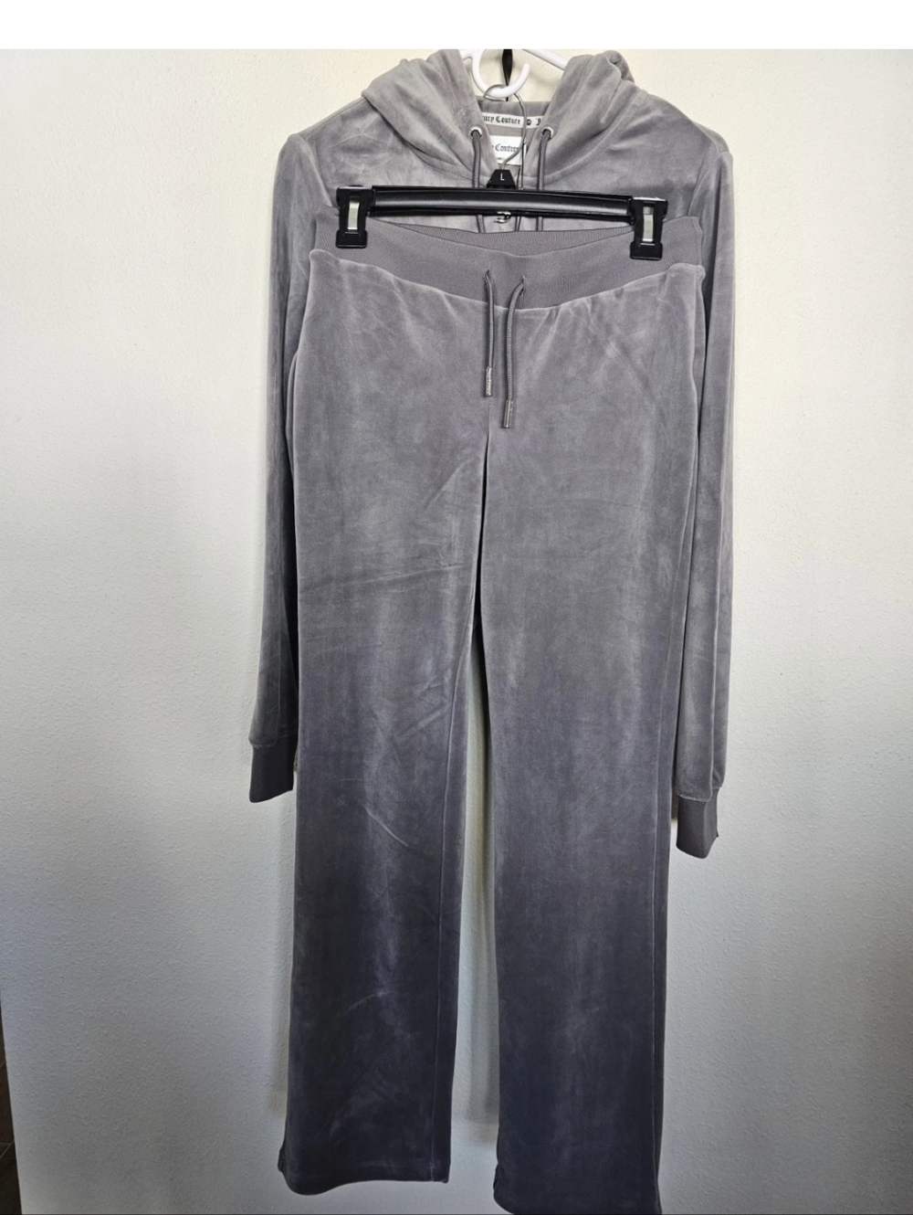 Juicy Couture OG Big Bling Velour Track Pants/Hoodie Jacket